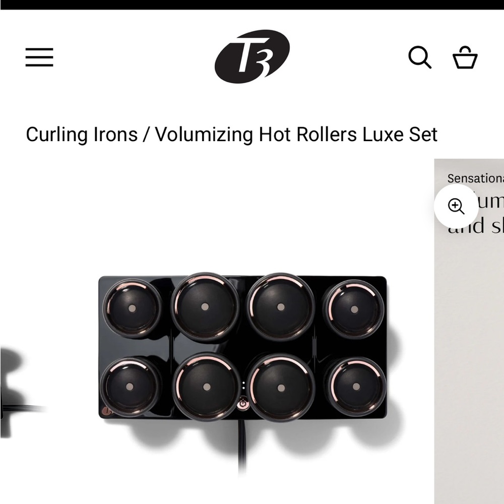 T3 Volumizing Hot Rollers Luxe Set